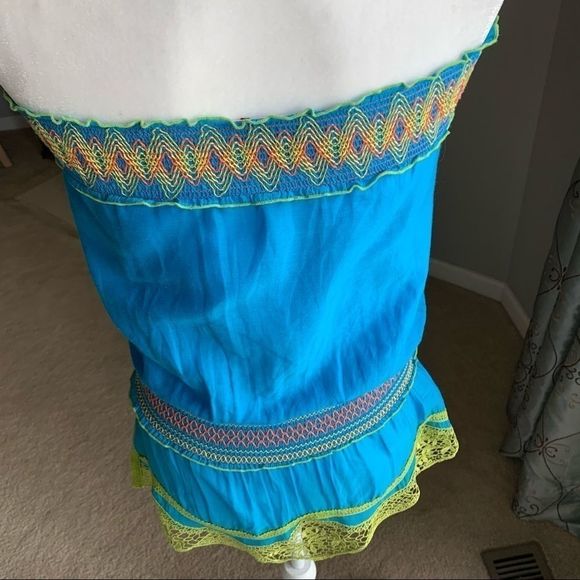 EUC Hale Bob Stitches and Sequins Boho Top - Picture 7 of 16